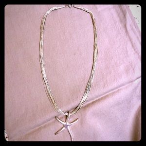 Sterling silver Starfish necklace